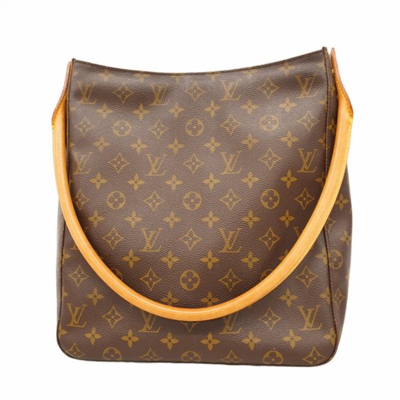 LOUIS VUITTON Brown Monogram Looping GM Shoulder Bag - Picture 1 of 12